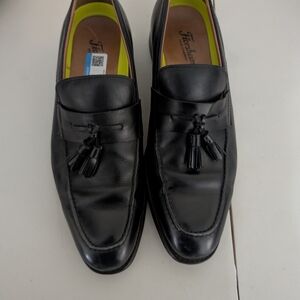 Florsheim Comfortech Men's Tassel Loafers Black Leather Dress Shoes Size 10 D